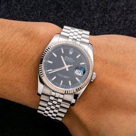 rolex datejust 2 black dial review|Rolex Datejust 36mm black dial.